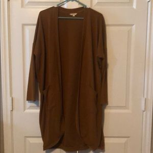 Ribbed cardigan like new!